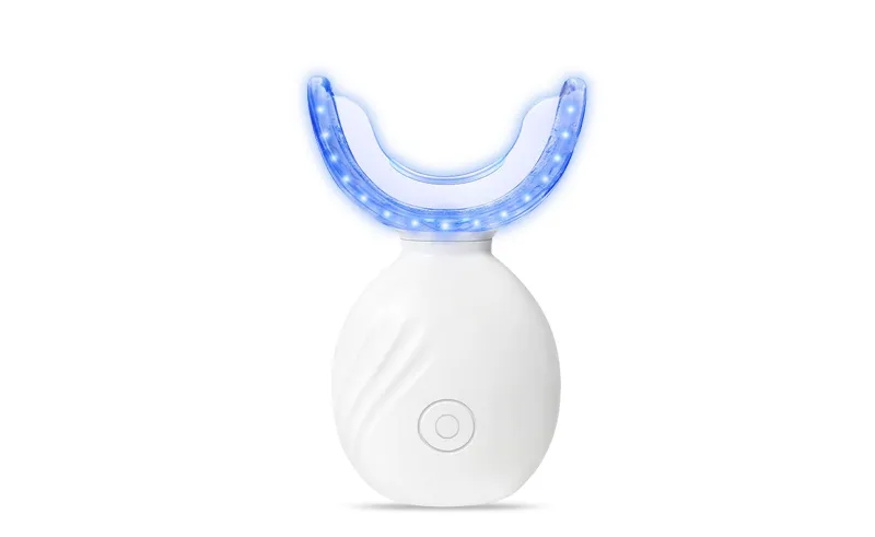 Safe, high-intensity custom LED teeth-whitening devices ready for customized CMF design and packaging.