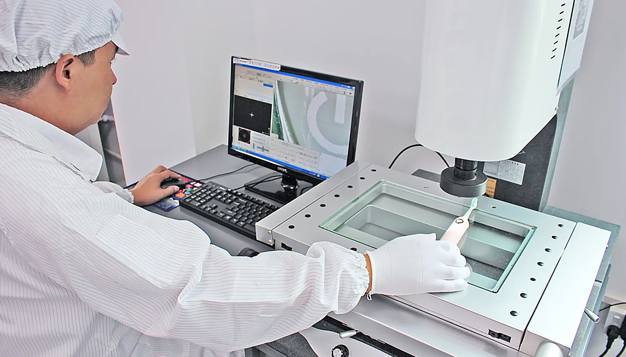 electric toothbrush quality control 100 percent functional testing