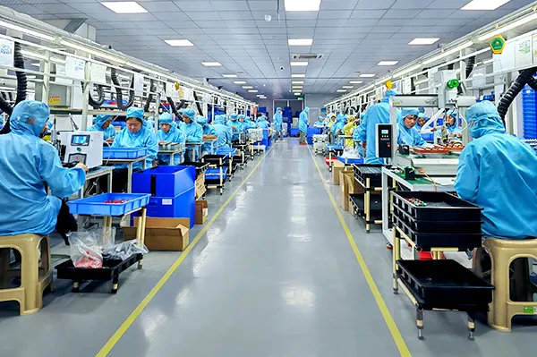 Full-scale mass production of electric toothbrushes inside our ISO-certified advanced manufacturing facility.