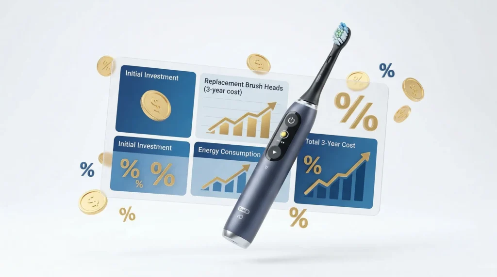 Electric toothbrush manufacturing cost analysis 2026 with profit breakdown visualization