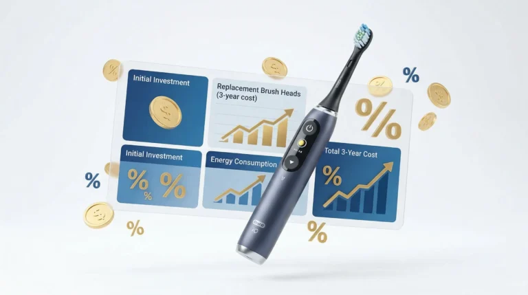 Electric toothbrush manufacturing cost analysis 2026 with profit breakdown visualization