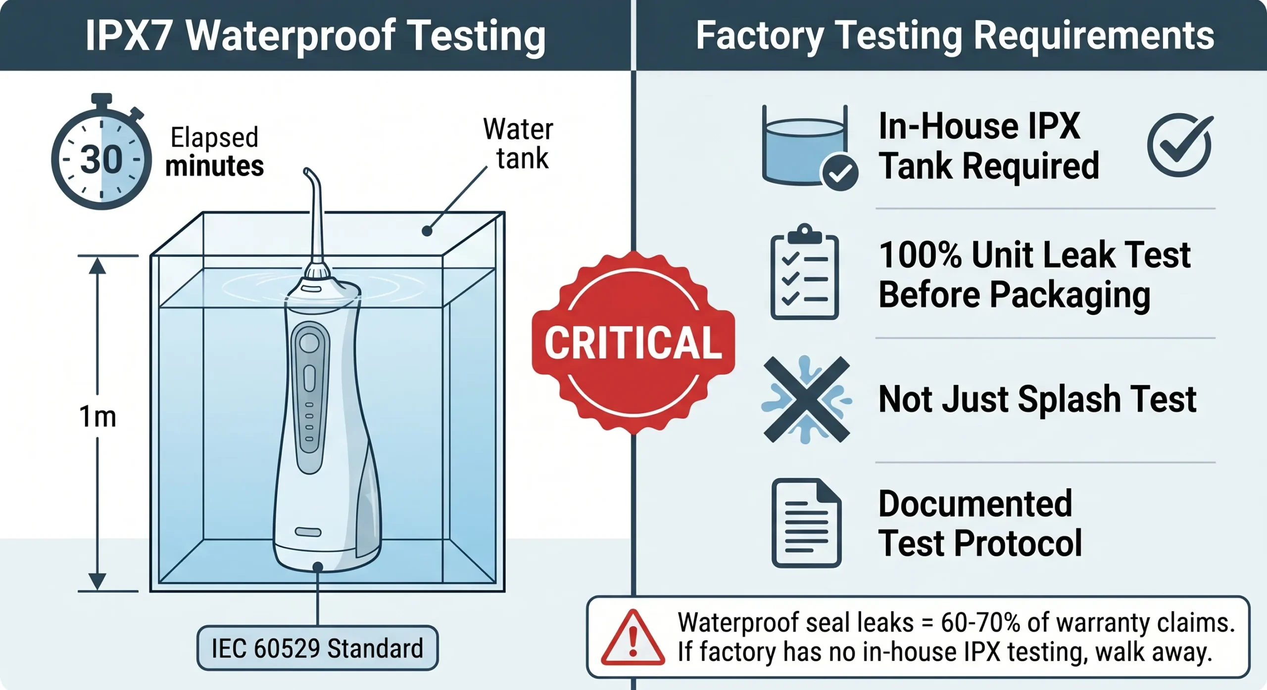 ipx7 waterproof testing standard water flosser oem 1m 30min scaled