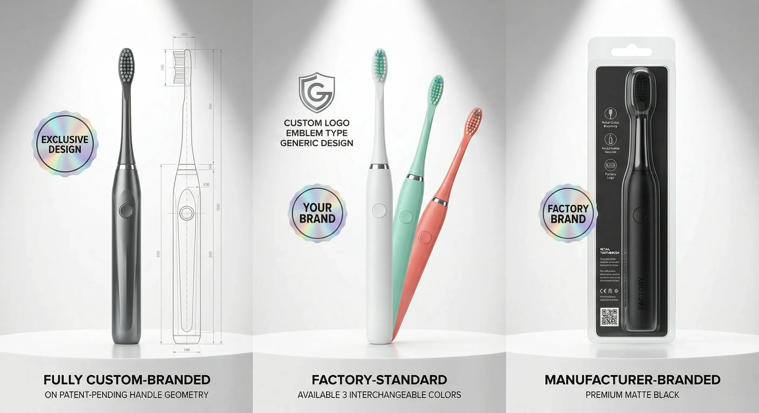oem vs odm vs obm toothbrush product comparison scaled