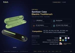 RLS601 UV toothbrush sanitizing travel case