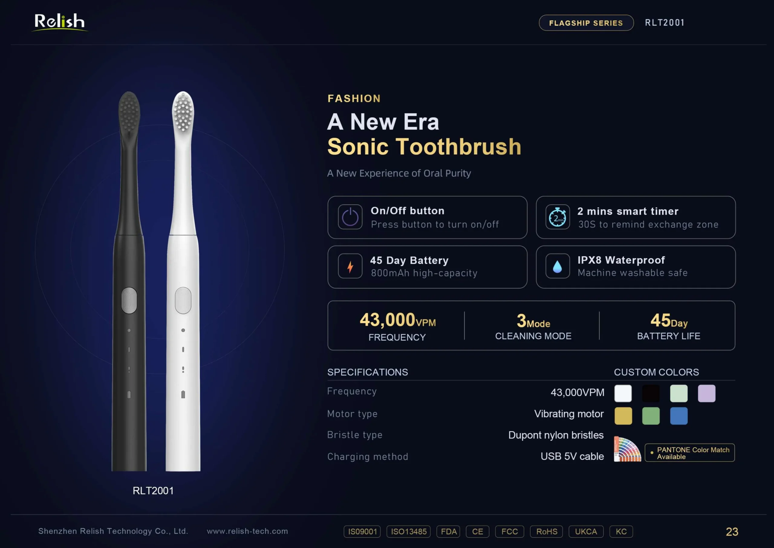 relish rlt2001 sonic toothbrush scaled