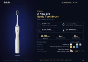 RLT408 42,000 VPM sonic electric toothbrush