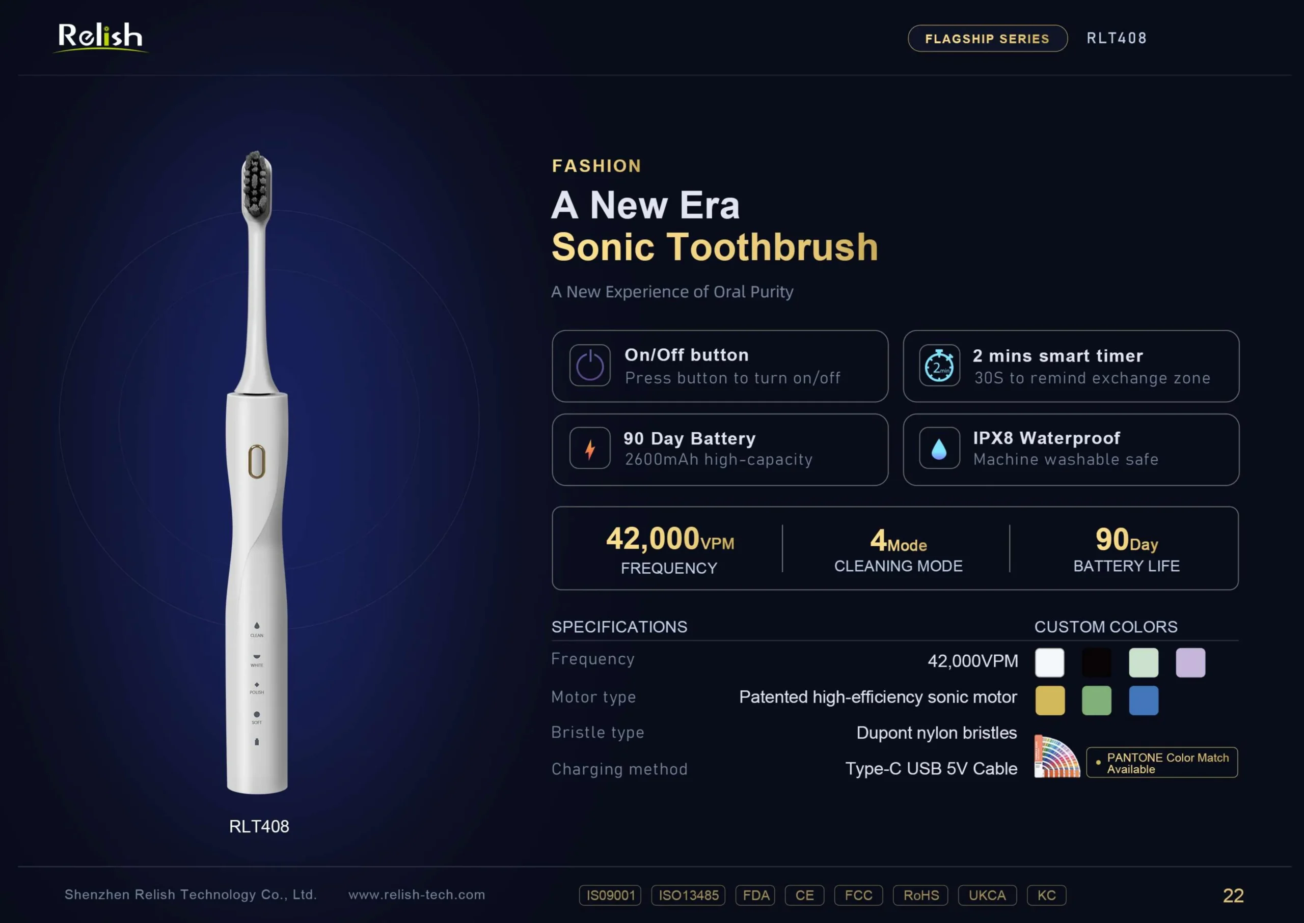 relish rlt408 sonic toothbrush scaled