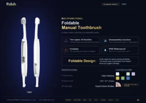 TM90 foldable manual toothbrush